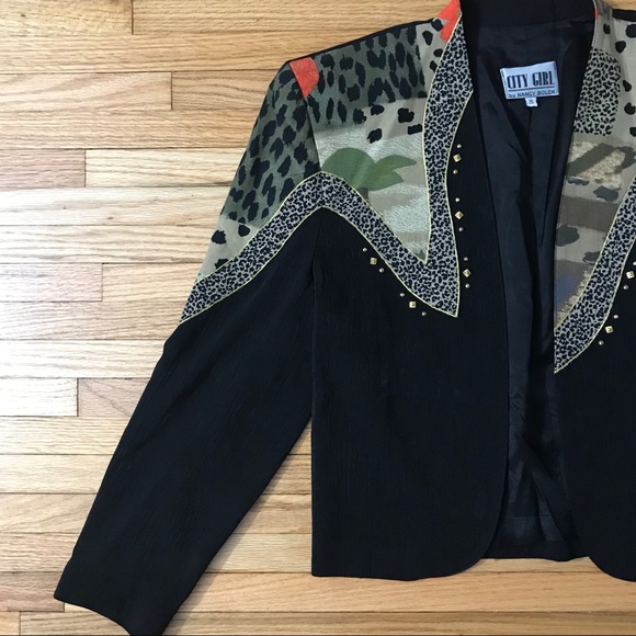 Vintage 1980s City Girl Blazer - Picture 2 of 12
